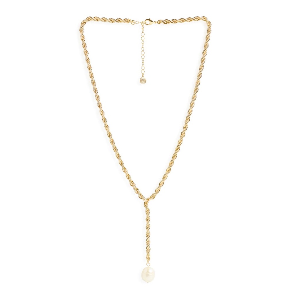 Lecada Bryn Pearl Lariat Necklace